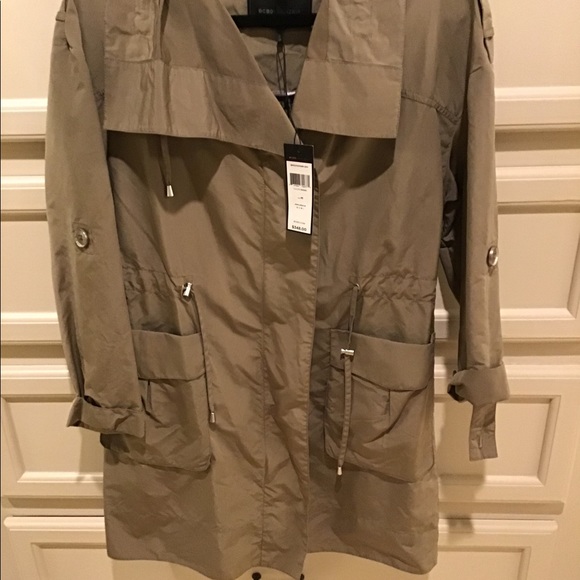 🌷BCBG MAXAZRIA RAIN JACKET SIZE MEDIUM NWT - Picture 4 of 7